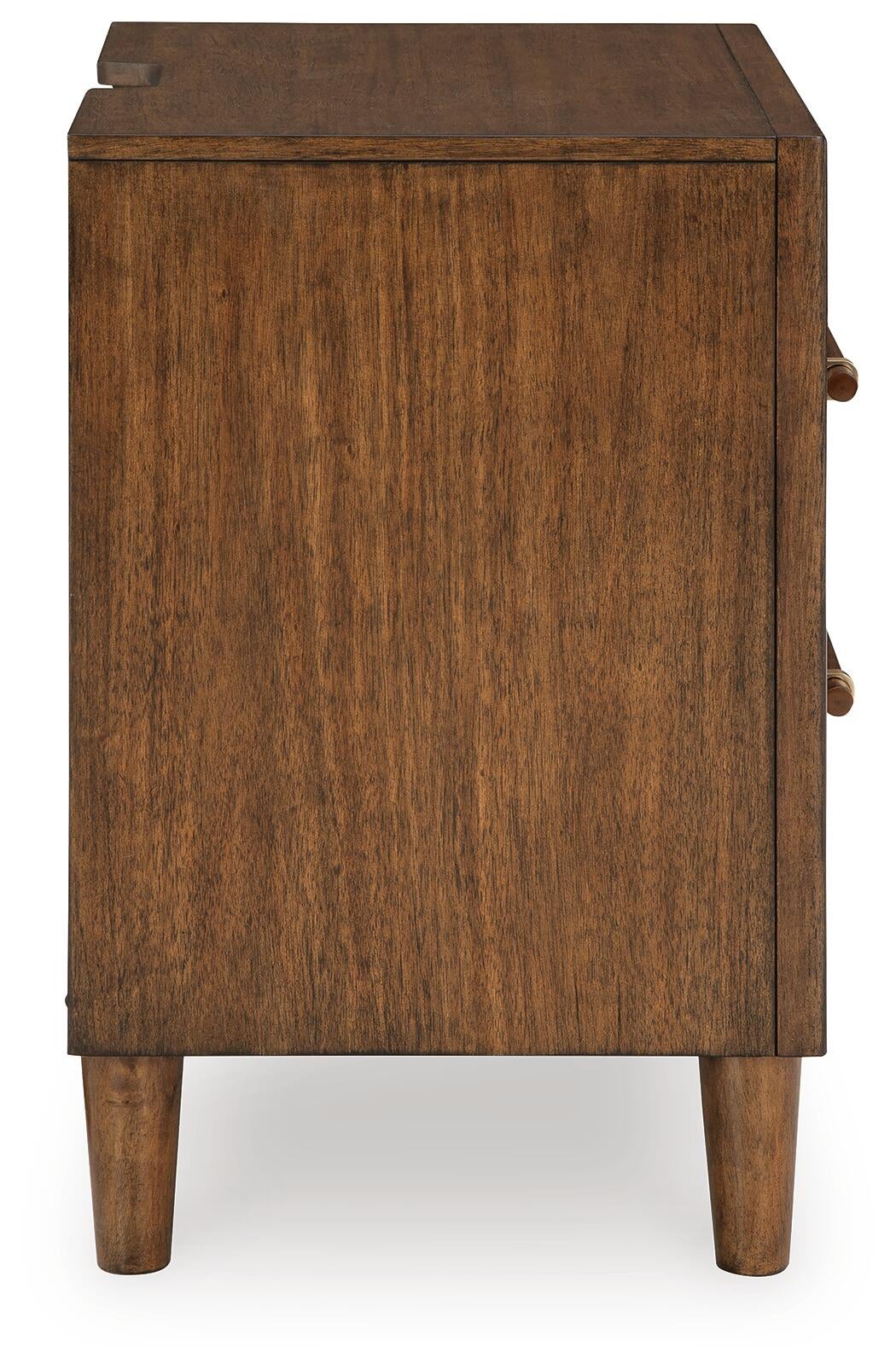 Lyncott Queen Upholstered Bed with Mirrored Dresser and Nightstand