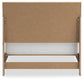 Cielden Full Panel Bed with Mirrored Dresser and Nightstand
