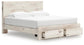 Lawroy King Panel Storage Bed, Dresser and Mirror