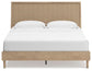 Cielden King Panel Bed with Mirrored Dresser, Chest and Nightstand