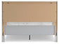 Gerridan King Panel Bed with Mirrored Dresser and Nightstand