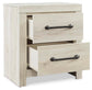 Cambeck Full Panel Bed with Mirrored Dresser and Nightstand