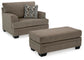 Stonemeade Sofa Chaise, Chair, and Ottoman
