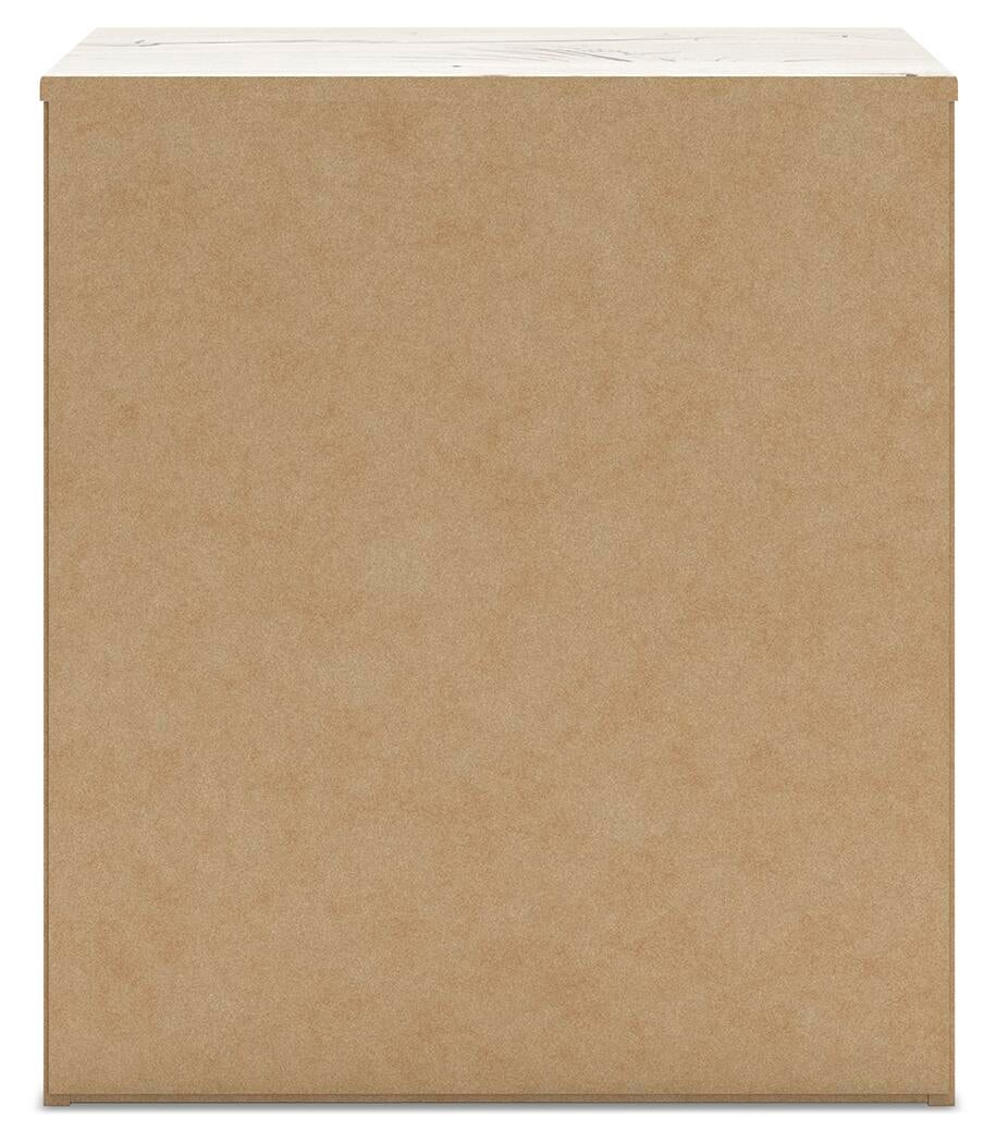 Lawroy King Panel Bed with Storage, Dresser, Mirror and Nightstand