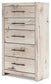 Lawroy Full Panel Storage Bed, Dresser, Mirror, Chest and Nightstand