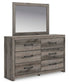 Urbanoore Full Panel Bed, Dresser and Mirror