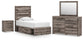 Urbanoore Twin Panel Bed with Storage, Dresser, Mirror and Nightstand