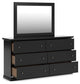 Maribel Twin Panel Bed, Dresser, Mirror and Nightstand