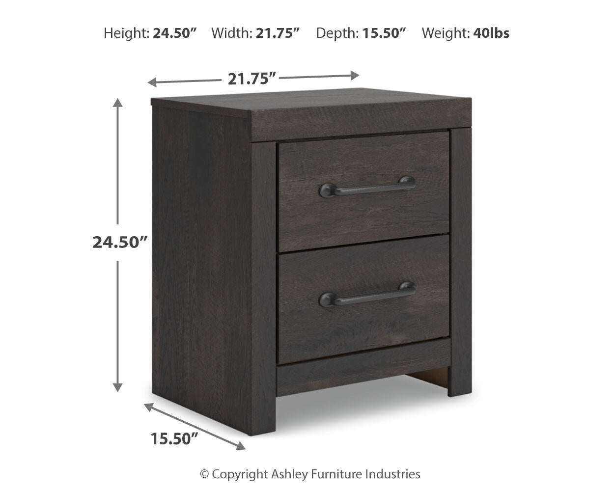 Delmorta Twin Panel Bed with Storage, Dresser, Mirror and Nightstand