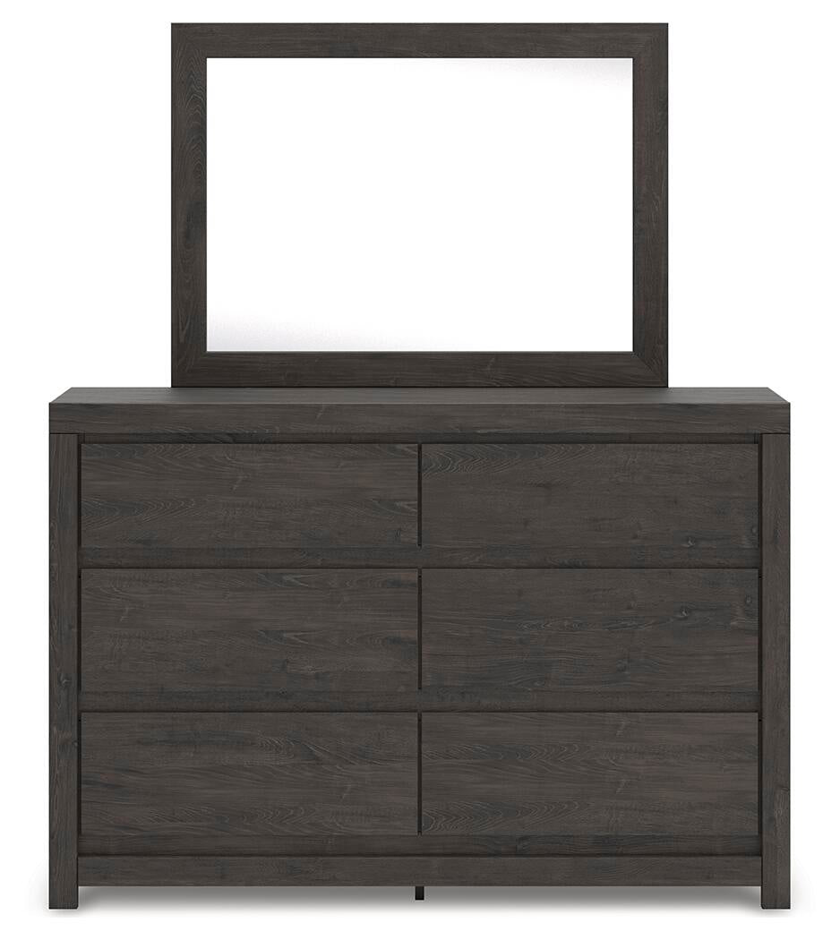Parlayon Queen Panel Bed, Dresser, Mirror and Nightstand