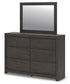 Parlayon Queen Panel Bed, Dresser, Mirror and Nightstand