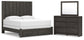 Parlayon King Panel Storage Bed, Dresser and Mirror