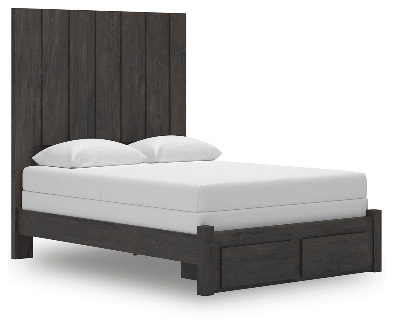 Parlayon Queen Panel Storage Bed, Dresser and Mirror