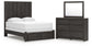 Parlayon Queen Panel Storage Bed, Dresser and Mirror