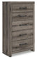 Urbanoore King Panel Bed, Dresser, Mirror, Chest and Nightstand