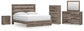 Urbanoore King Panel Bed, Dresser, Mirror, Chest and Nightstand