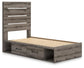 Urbanoore Twin Panel Storage Bed, Dresser, Mirror and Nightstand
