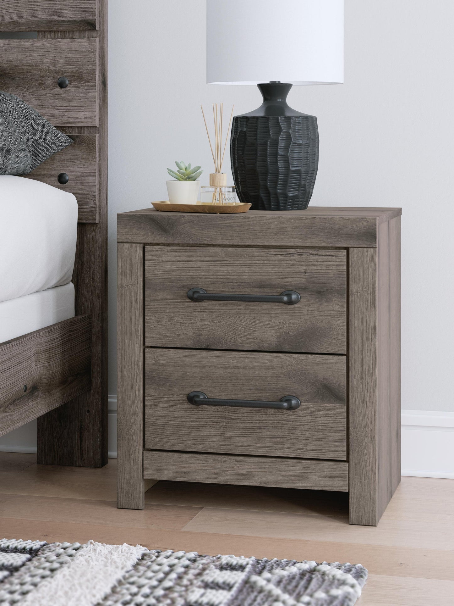 Urbanoore Full Panel Bed with Storage, Dresser, Mirror and Nightstand