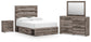 Urbanoore Full Panel Bed with Storage, Dresser, Mirror and Nightstand