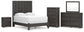 Parlayon Queen Panel Bed, Dresser, Mirror, Chest and Nightstand