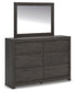 Parlayon King Panel Bed, Dresser, Mirror, Chest and Nightstand
