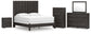 Parlayon King Panel Bed, Dresser, Mirror, Chest and Nightstand