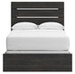 Delmorta Full Panel Bed, Dresser, Mirror and Nightstand