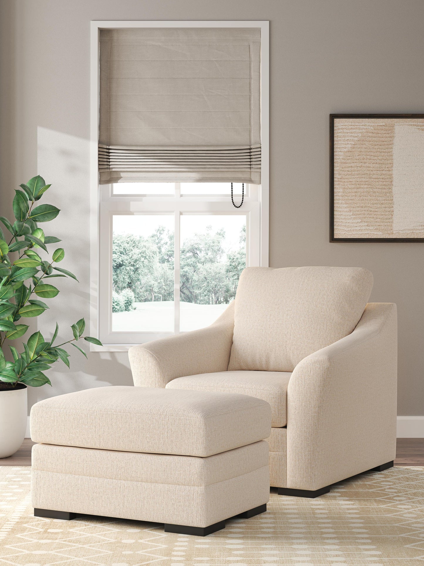 Lango Chair and Ottoman