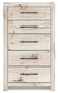Lawroy King Panel Headboard, Dresser, Mirror, Chest and Nightstand