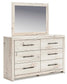 Lawroy Full Panel Headboard, Dresser, Mirror, Chest and Nightstand