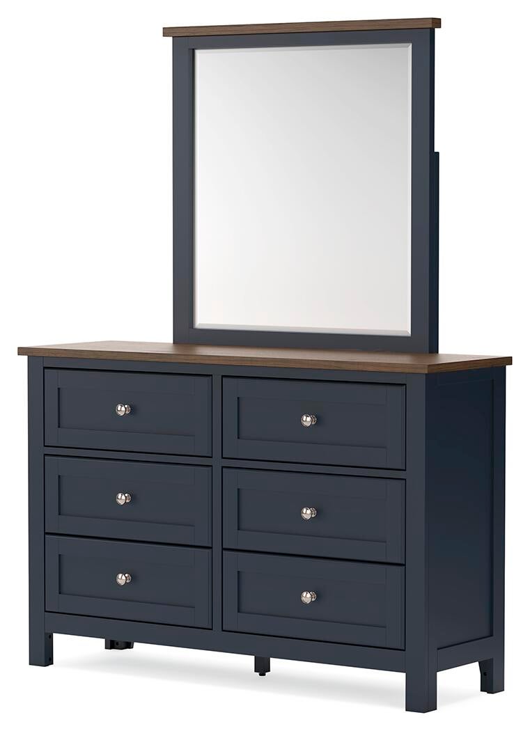 Landocken Queen Panel Headboard, Dresser and Mirror