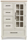 Shaybrock King Panel Bed, Dresser, Mirror, Chest and Nightstand
