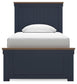 Landocken Twin Panel Bed, Dresser, Mirror and Nightstand