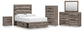 Urbanoore Full Panel Storage Bed, Dresser, Mirror, Chest and Nightstand