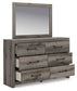 Urbanoore King Panel Bed, Dresser and Mirror