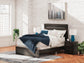 Delmorta Queen Panel Bed, Dresser and Mirror