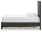 Delmorta Twin Panel Storage Bed, Dresser and Mirror