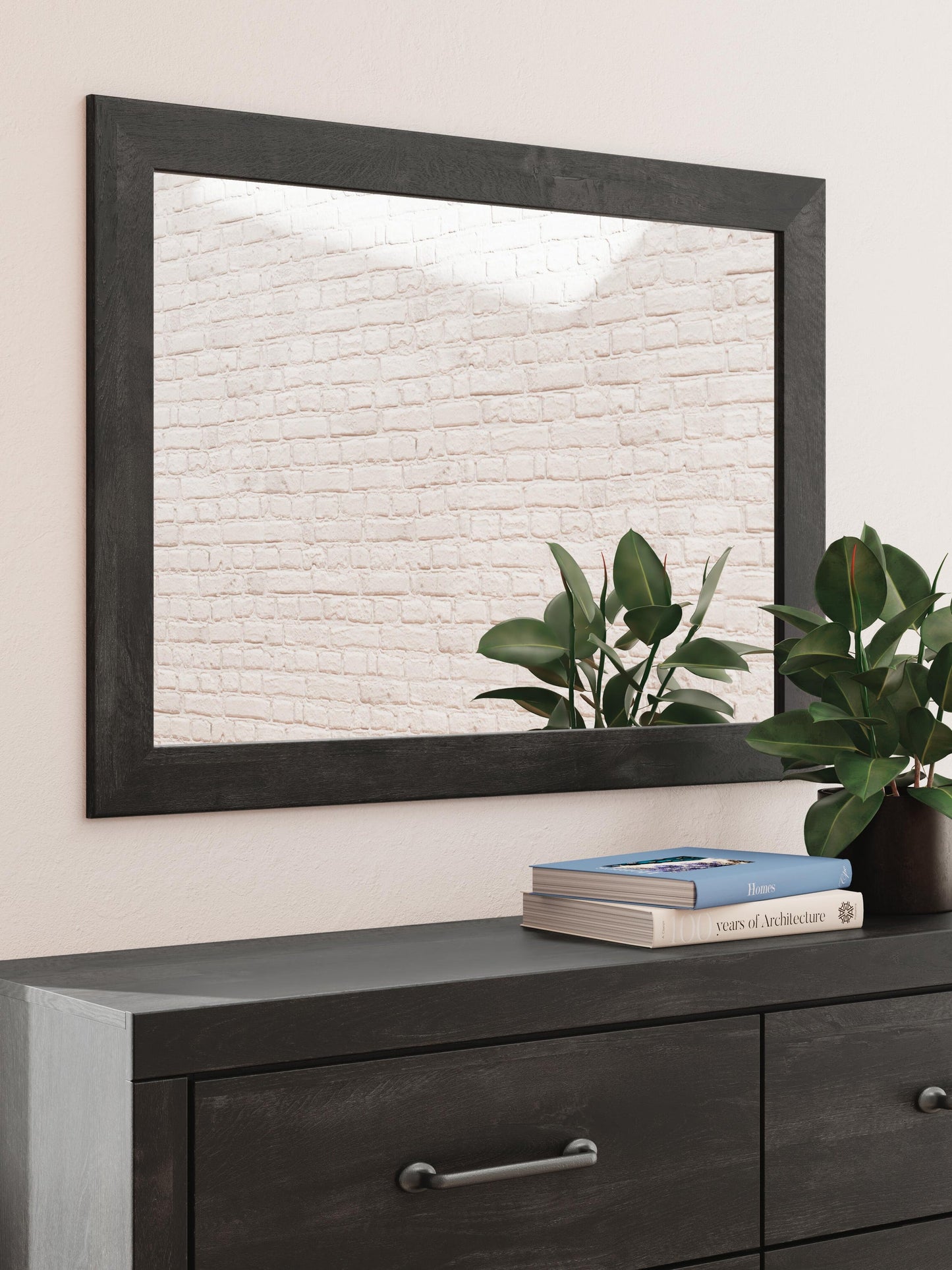 Delmorta King Panel Bed, Dresser and Mirror