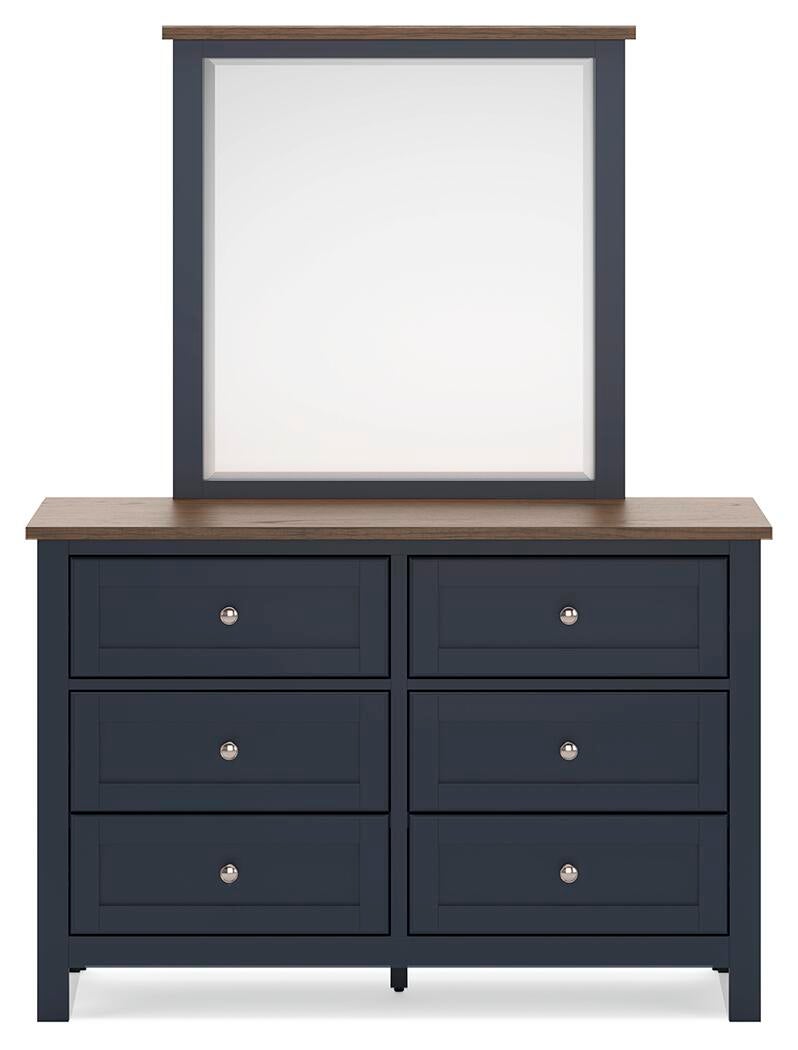 Landocken Queen Panel Headboard, Dresser, Mirror and Nightstand