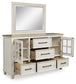 Shaybrock California King Panel Bed, Dresser, Mirror, Chest and Nightstand