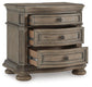 Ardenfield California King Upholstered Sleigh Bed, Dresser, Mirror, Chest and Nightstand