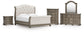 Ardenfield California King Upholstered Sleigh Bed, Dresser, Mirror, Chest and Nightstand