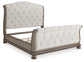Ardenfield King Upholstered Sleigh Bed, Dresser, Mirror, Chest and Nightstand
