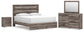 Urbanoore King Panel Bed, Dresser, Mirror and Nightstand