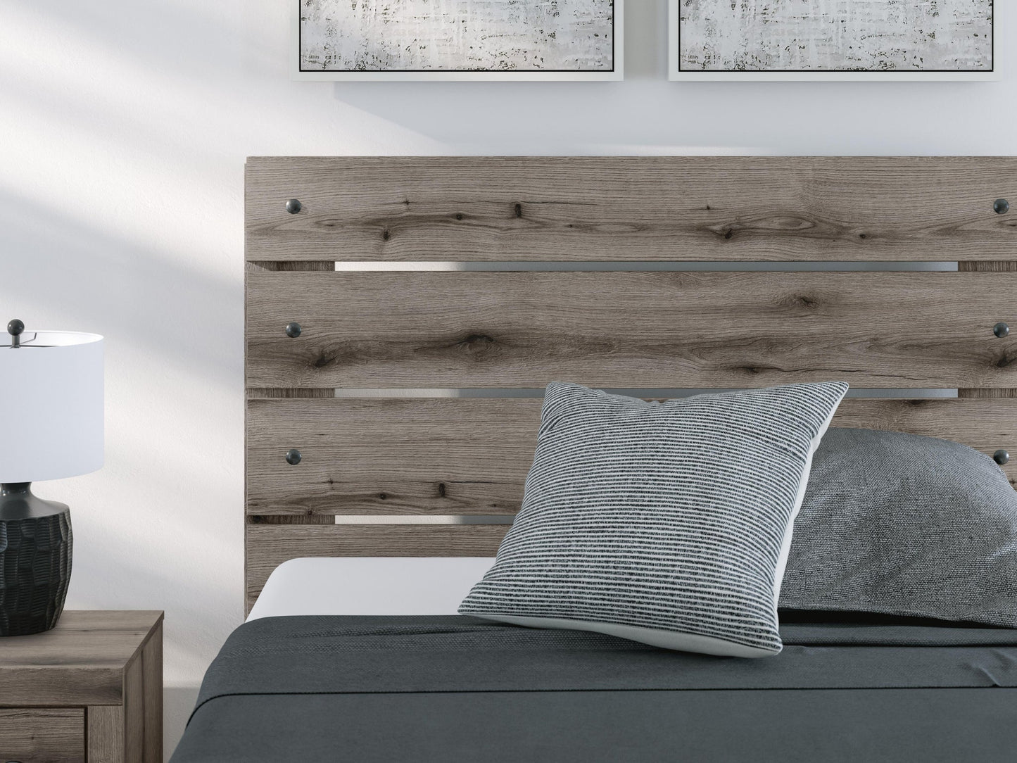 Urbanoore Full Panel Bed, Dresser, Mirror and Nightstand