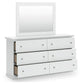 Bostwick Shoals King Panel Bed, Dresser and Mirror