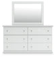 Bostwick Shoals Twin Panel Bed, Dresser, Mirror, Chest and Nightstand