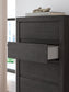Parlayon King Panel Storage Bed, Dresser, Mirror, Chest and Nightstand