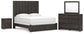 Parlayon King Panel Storage Bed, Dresser, Mirror and Nightstand