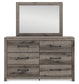 Urbanoore Queen Panel Bed, Dresser, Mirror, Chest and Nightstand